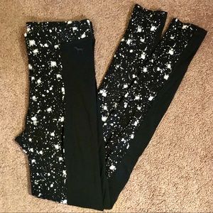 Victoria’s Secret PINK star and space leggings. XS